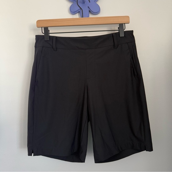 Spanx Small Sunshine Shorts 10” Black Athletic Outdoor Minimal Tennis Pickleball - Picture 2 of 8